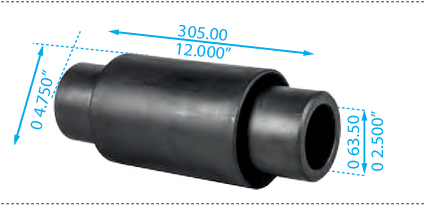 Buje Central Suspension Hendrickson 400/460/480 Fa0930 SKU C9500807 Mansons OEM ------