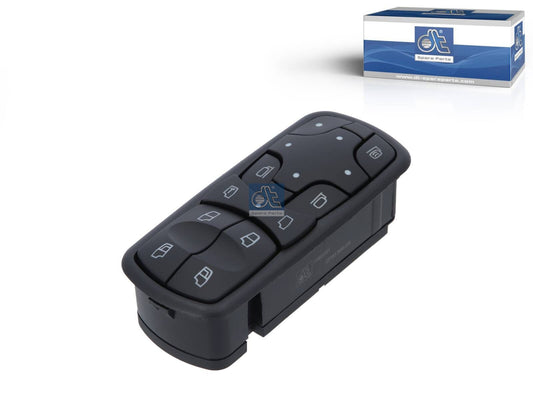 Interruptor Alza Vidrio  Mercedes Benz DIESEL TECHNIC SKU C9100862 OEM 9438200097