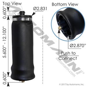 Pulmon Suspension Americano Automann SKU C9107195 OEM W023587207