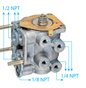 VALVULA PEDALERA FA0008 C9500520