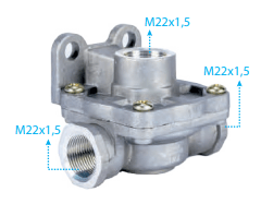 VALVULA DESCARGA RAP. 22MM FA0227 TKL C9500713