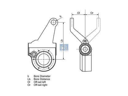 Chicharra Freno Derecha Automatica Scania Dt Spare Parts SKU C8110652 OEM 1789564